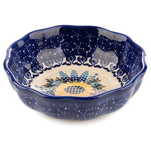 Miska Ceramiczna Falowana Falmir — słoneczniki