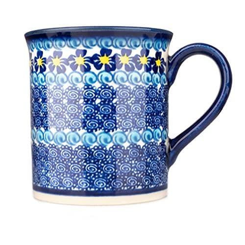 Kubek ceramiczny prosty Mirogniew 250ml — fale i spirale
