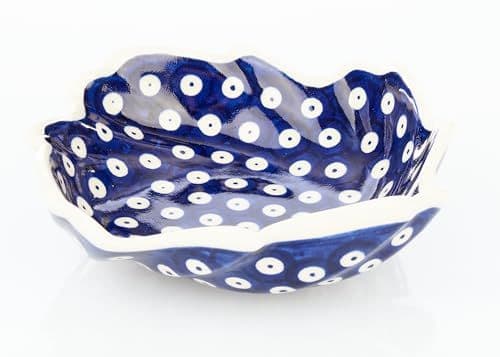 Miska ceramiczna Samboja — pawie oczko