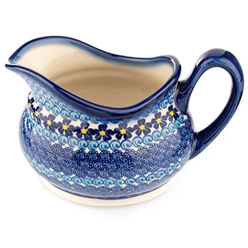 Sosjerka Ceramiczna 600 ml — kwiaty stempelkowe