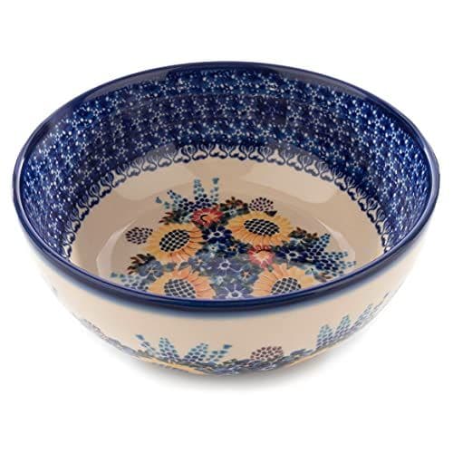 Miska Ceramiczna 850ml, Ø 18 cm — słoneczniki