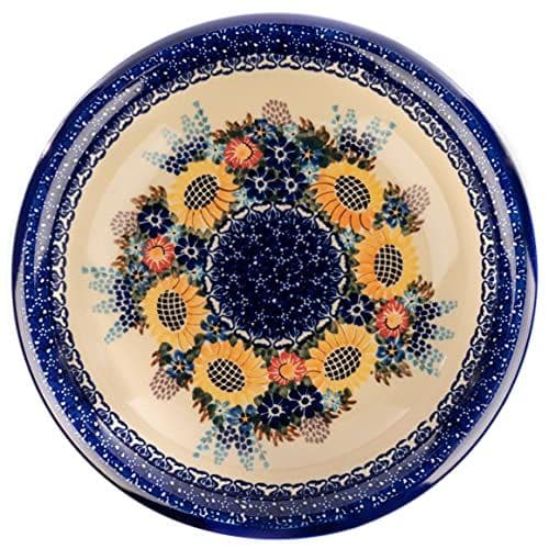 Talerz Ceramiczny głęboki Dalebor 22 cm — słoneczniki