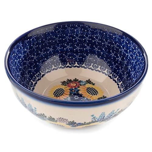 Miska Ceramiczna 650ml, Ø 16 cm — kwiaty malowane