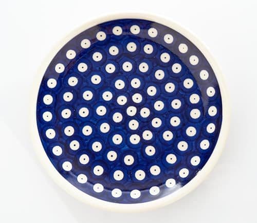 Talerz ceramiczny Ø 17 — pawie oczko