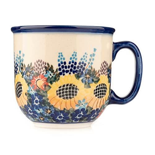 Kubek ceramiczny Wojmir 280ml — słoneczniki