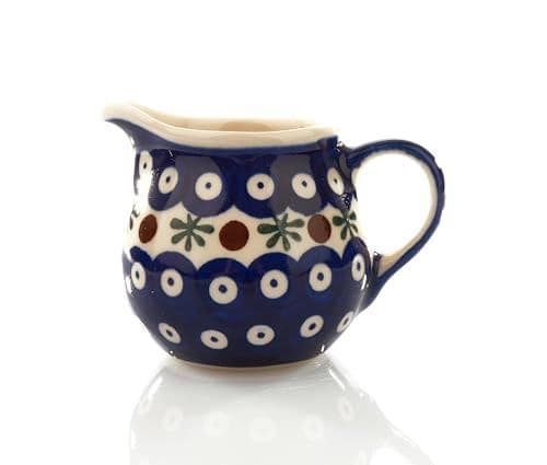 Mlecznik pękaty ceramiczny — pawie oczko z bordiurą