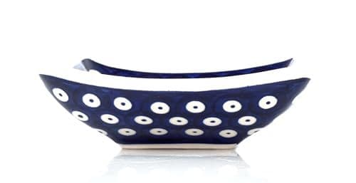 Miska ceramiczna mała Dalia — pawie oczko